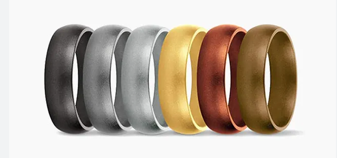 Bold and Beautiful: Stylish Silicone Wedding Bands